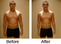 Matt before and after